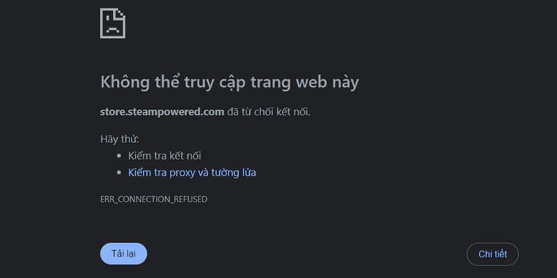 Bị chặn truy cập web do nhiều nguyên nhân