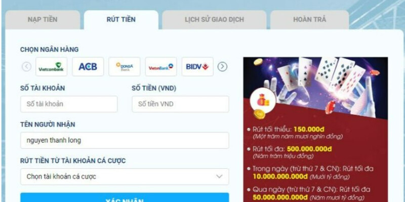 Hình thức giao dịch thịnh hành ở trang web